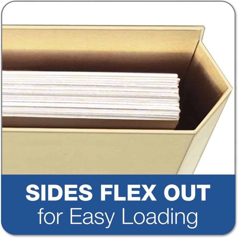 Pendaflex Globe-Weis Expanding File Folder Pocket, Manila, 10 Pack, Letter Size - Image 2